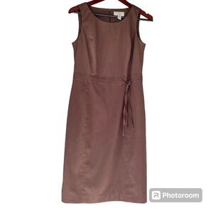 Like New Covington Career Sleeveless Sheath Lined Zip Back Dress Women’s Size 6